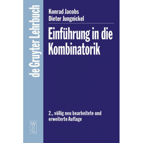 Konrad Jacobs & Dieter Jungnickel - Einführung in die Kombinatorik