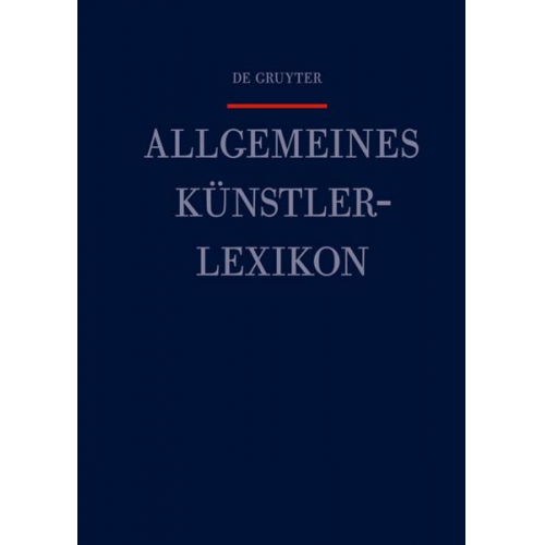 Allgemeines Künstlerlexikon (AKL) / Knecht – Kretzner