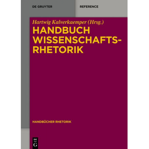 Handbuch Wissenschaftsrhetorik