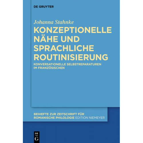 Johanna Stahnke - Konzeptionelle Nähe und sprachliche Routinisierung