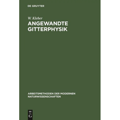 W. Kleber - Angewandte Gitterphysik