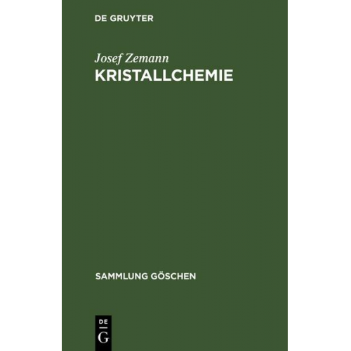 Josef Zemann - Kristallchemie