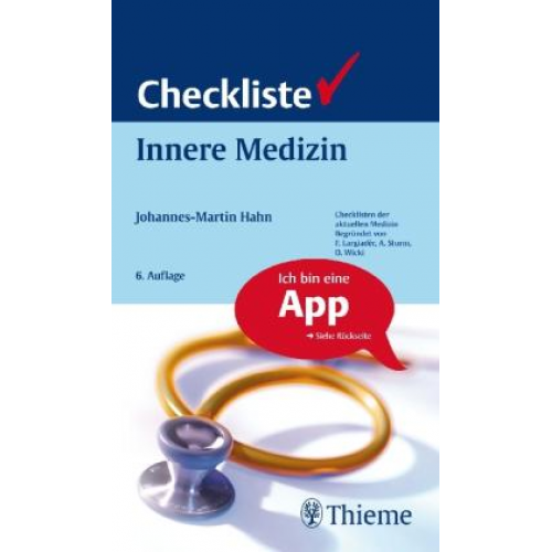 Johannes-Martin Hahn - Checkliste Innere Medizin