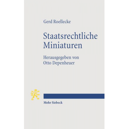 Gerd Roellecke - Staatsrechtliche Miniaturen