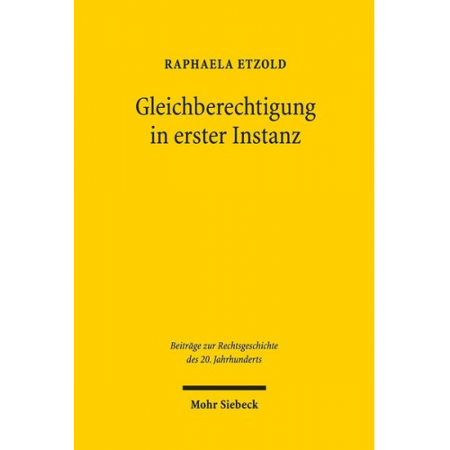 Raphaela Etzold - Gleichberechtigung in erster Instanz