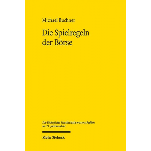 Michael Buchner - Die Spielregeln der Börse