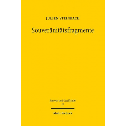 Julien Steinbach - Souveränitätsfragmente