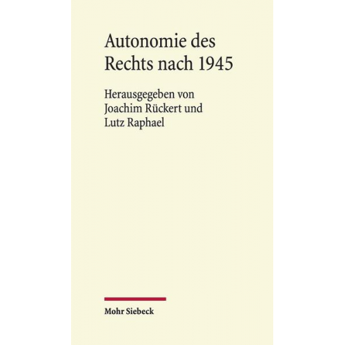 Autonomie des Rechts nach 1945