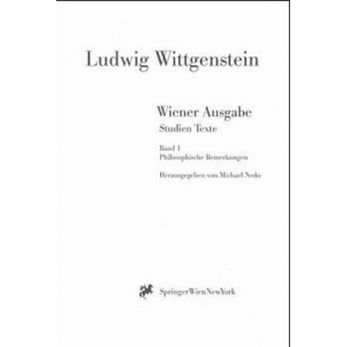 L. Wittgenstein - Wiener Ausgabe Studien Texte