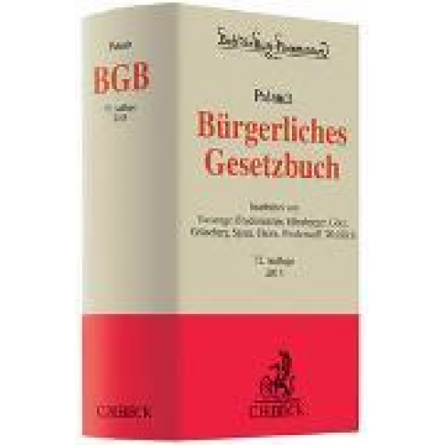 Otto Palandt - Bürgerliches Gesetzbuch