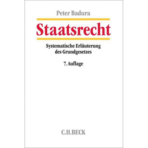 Peter Badura - Staatsrecht