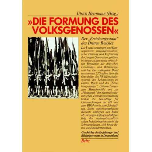 Ulrich Herrmann - Die Formung des Volksgenossen