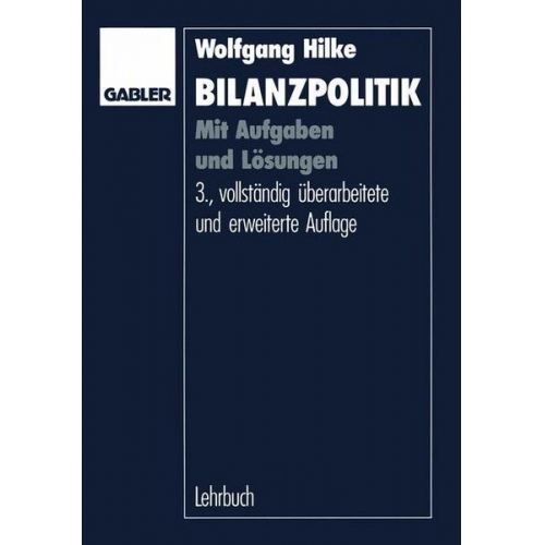 Wolfgang Hilke - Bilanzpolitik