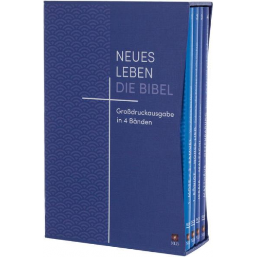 Neues Leben. Die Bibel, Großdruckausgabe 4 Bände mit Registerstanzung