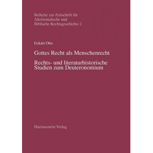 Eckart Otto - Gottes Recht als Menschenrecht