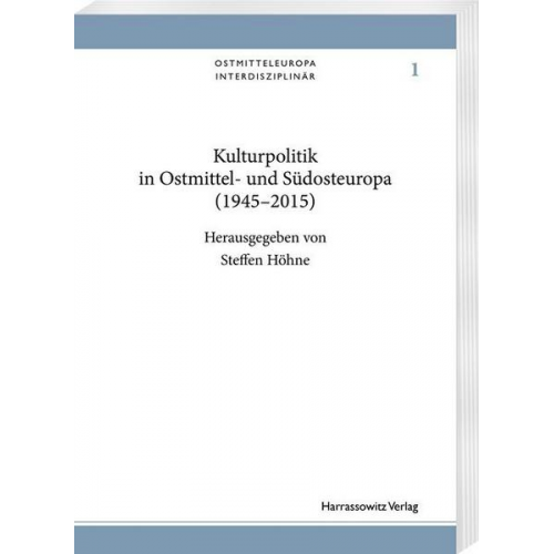 Steffen Höhne - Kulturpolitik in Ostmittel- und Südosteuropa (1945–2015)