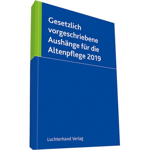 Gesetzl. vorgeschriebene Aushänge f.d. Altenpflege 2019