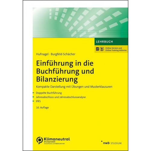 Wolfgang Hufnagel & Beate Burgfeld-Schächer - Einführung in die Buchführung und Bilanzierung