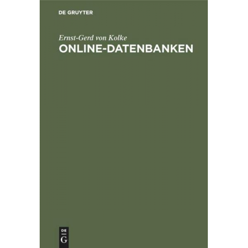 Ernst-Gerd Kolke - Online-Datenbanken