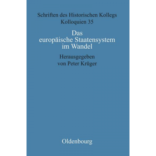 Peter Krüger - Das europäische Staatensystem im Wandel