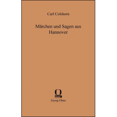 Carl Colshorn - Märchen und Sagen aus Hannover