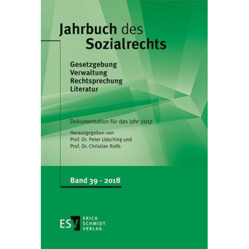 Jahrbuch des Sozialrechts / Jahrbuch des Sozialrechts Dokumentation für das Jahr 2017