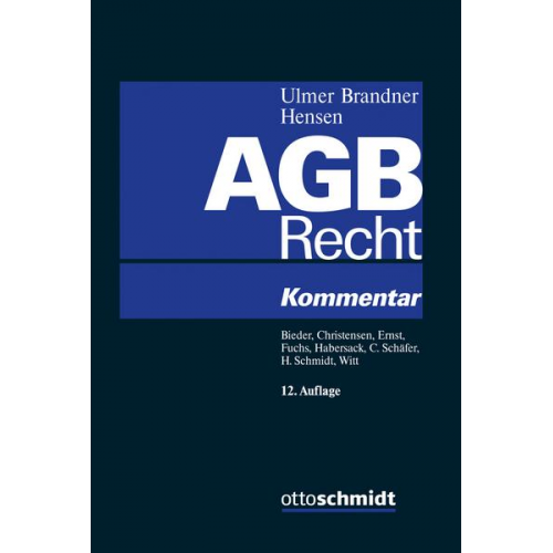 Peter Ulmer & Hans Erich Brandner & Horst-Diether Hensen - AGB-Recht