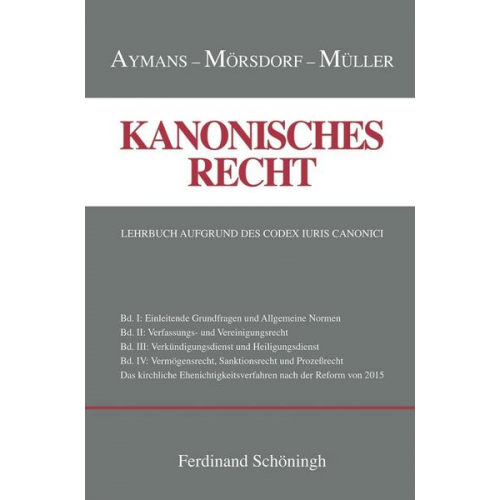 Winfried Aymanns & Klaus Mörsdorf - Kanonisches Recht