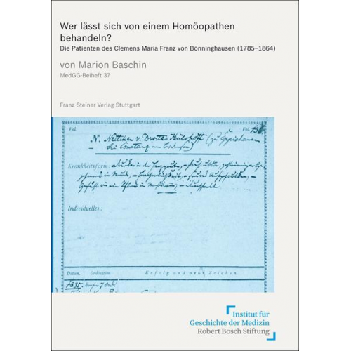 Marion Baschin - Wer lässt sich von einem Homöopathen behandeln?