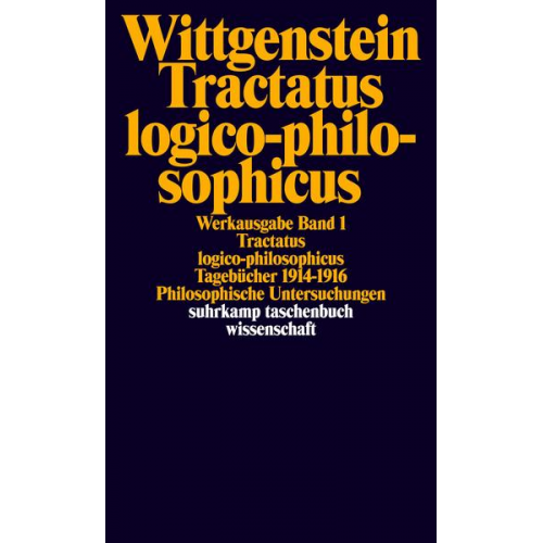 Ludwig Wittgenstein - Werkausgabe in 8 Bänden