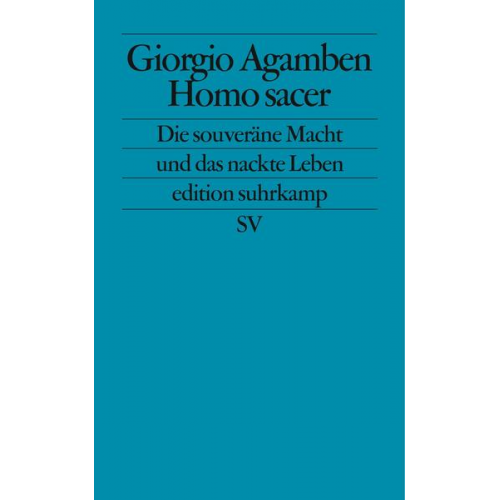 Giorgio Agamben - Homo sacer