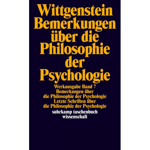 Ludwig Wittgenstein - Werkausgabe in 8 Bänden