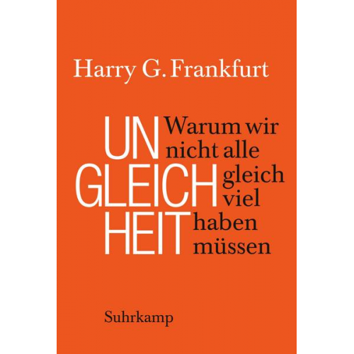 Harry G. Frankfurt - Ungleichheit