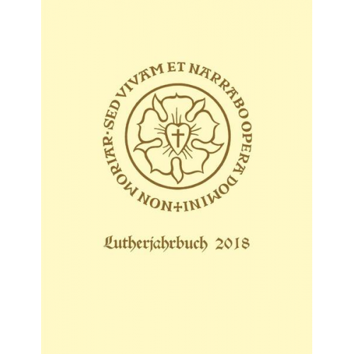 Lutherjahrbuch 85. Jahrgang 2018