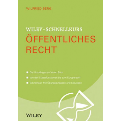 Wilfried Berg - Wiley-Schnellkurs Öffentliches Recht