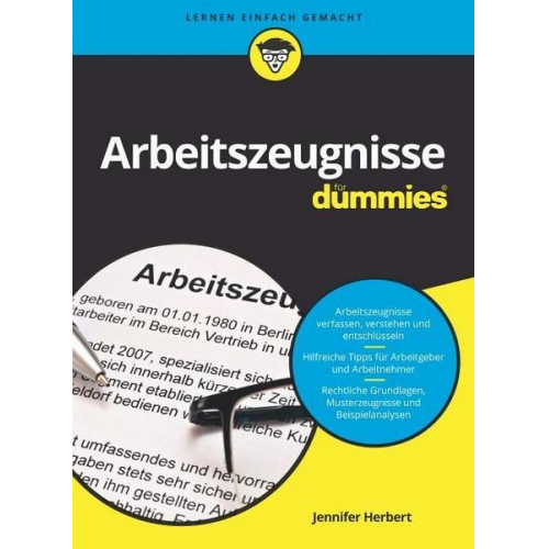 Jennifer Herbert - Arbeitszeugnisse für Dummies