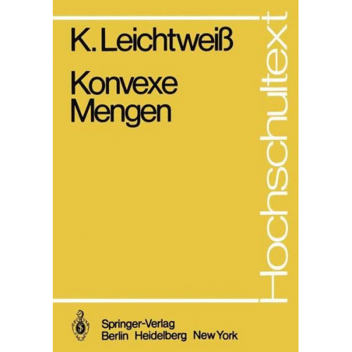 K. Leichtweiss - Konvexe Mengen