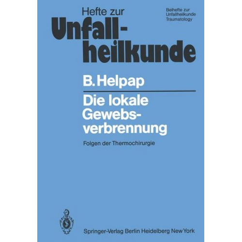 B. Helpap - Die lokale Gewebsverbrennung