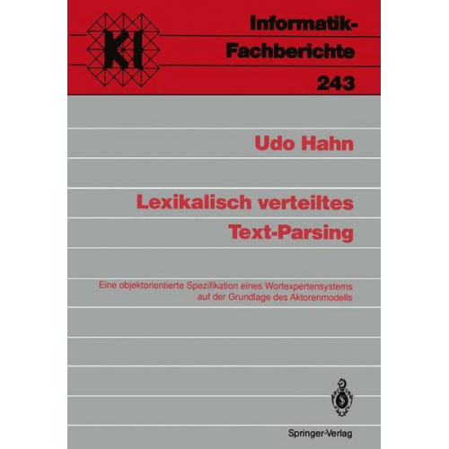 Udo Hahn - Lexikalisch verteiltes Text-Parsing