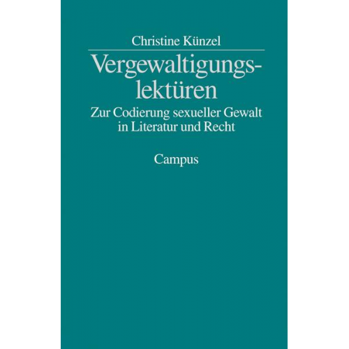 Christine Künzel - Vergewaltigungslektüren