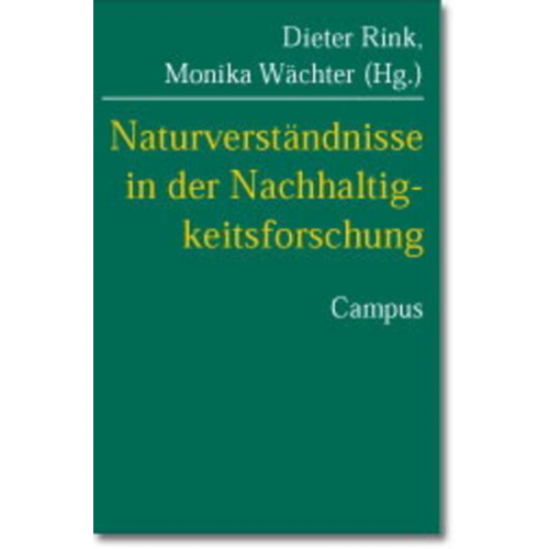 Dieter Rink & Monika Wächter - Naturverständnisse in der Nachhaltigkeitsforschung