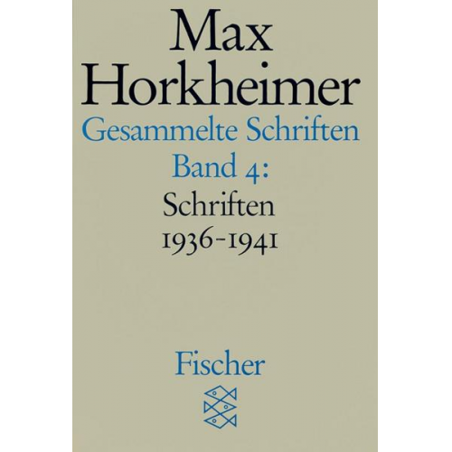 Max Horkheimer - Gesammelte Schriften in 19 Bänden