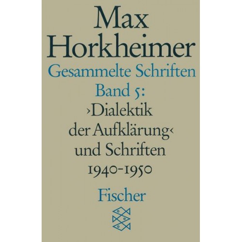 Max Horkheimer & Theodor W. Adorno - Gesammelte Schriften in 19 Bänden