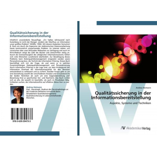 Andrea Heimann - Qualitätssicherung in der Informationsbereitstellung