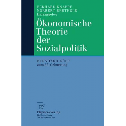 Ökonomische Theorie der Sozialpolitik