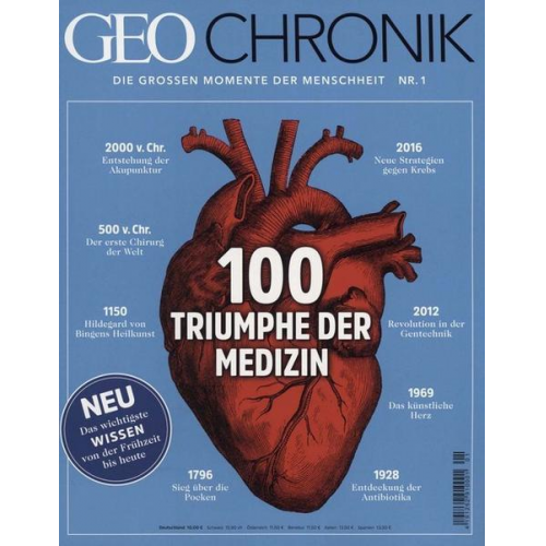 Christoph Kucklick - GEO Chronik 01/2017 - 100 Triumpe der Medizin