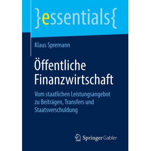 Klaus Spremann - Öffentliche Finanzwirtschaft