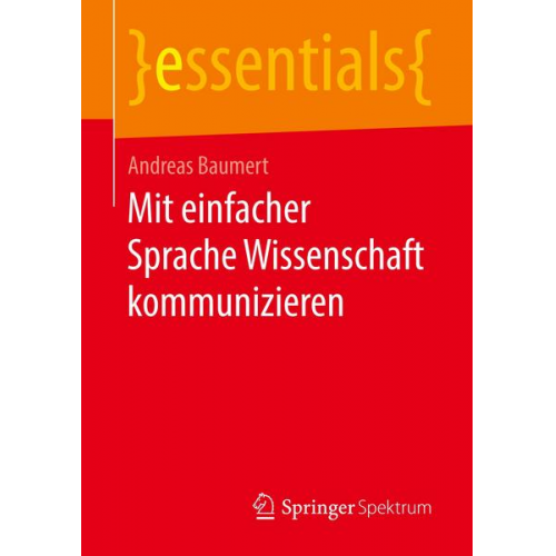 Andreas Baumert - Mit einfacher Sprache Wissenschaft kommunizieren