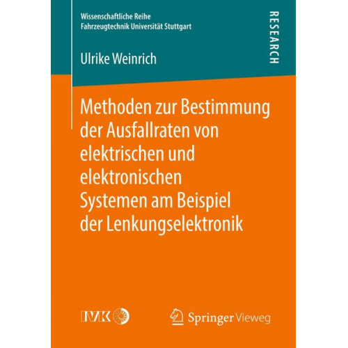 Ulrike Weinrich - Methoden zur Bestimmung der Ausfallraten von elektrischen und elektronischen Systemen am Beispiel der Lenkungselektronik