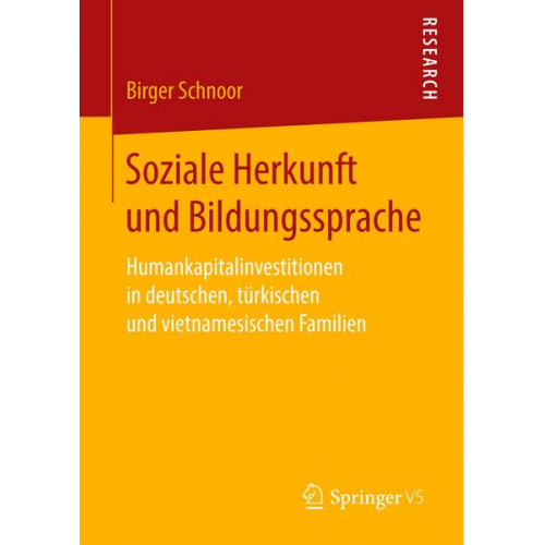 Birger Schnoor - Soziale Herkunft und Bildungssprache